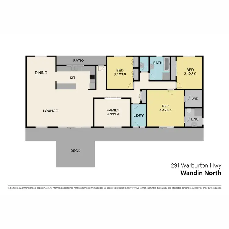 Floorplan of Homely house listing, 291 Warburton Highway, Wandin North VIC 3139