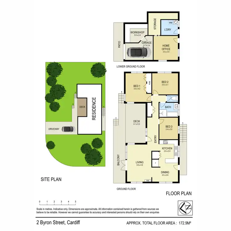 Floorplan of Homely house listing, 2 Byron Street, Cardiff NSW 2285