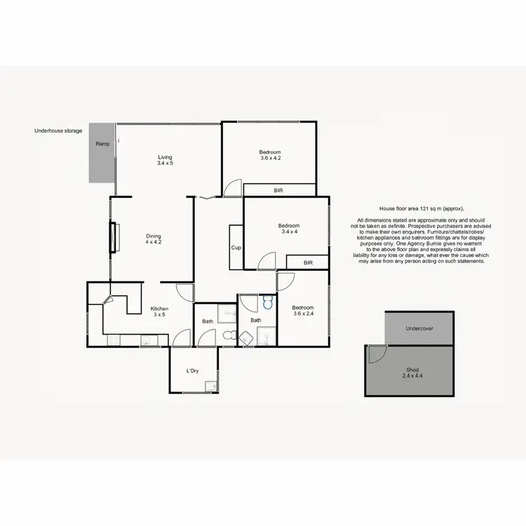 Floorplan of Homely house listing, 16 West Park Grove, Parklands TAS 7320