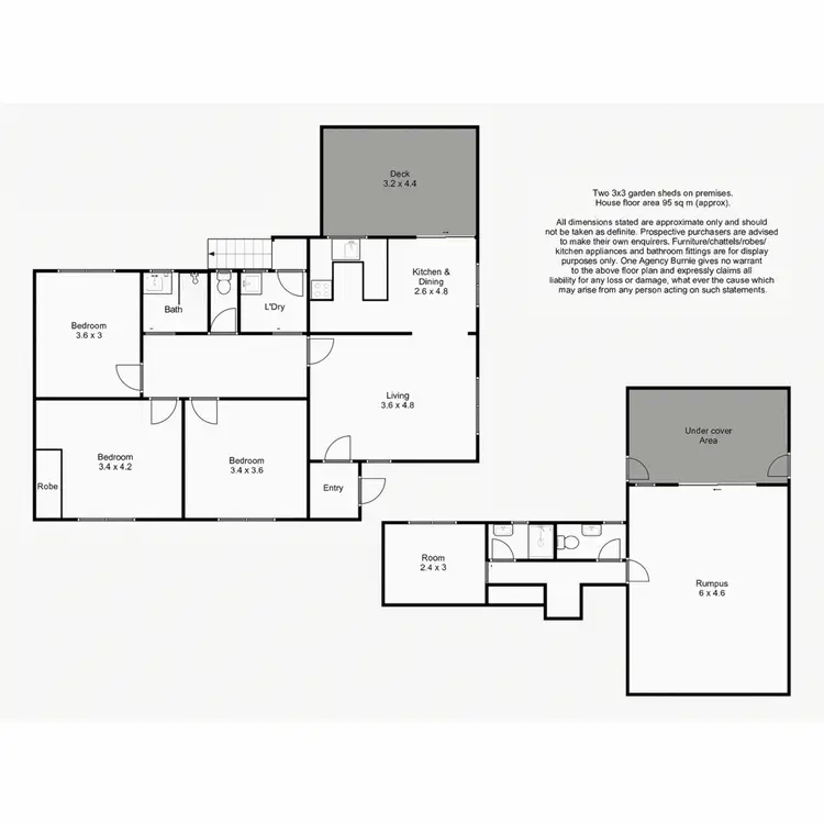 Floorplan of Homely house listing, 24 Ogden Street, Acton TAS 7320