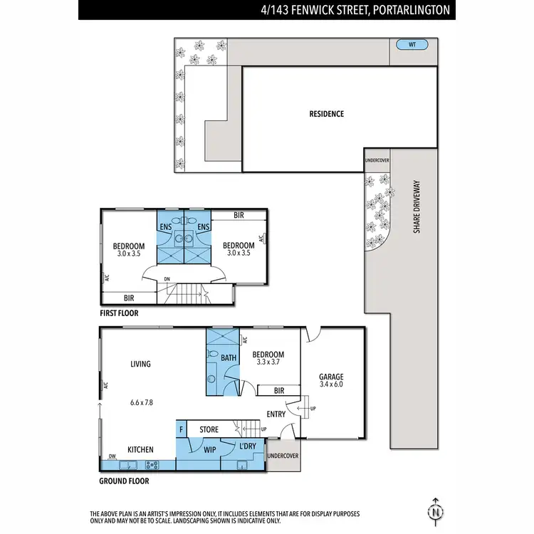 Floorplan of Homely house listing, 4/143 Fenwick Street, Portarlington VIC 3223