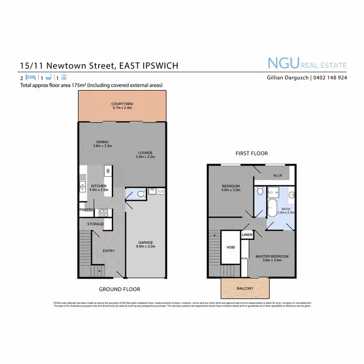 Floorplan of Homely unit listing, 15/11 Spring Street, East Ipswich QLD 4305
