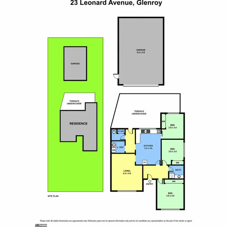 Floorplan of Homely house listing, 23 Leonard Avenue, Glenroy VIC 3046