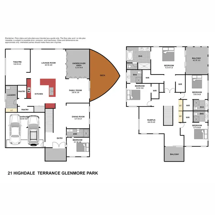 Floorplan of Homely house listing, 21 Highdale Terrace, Glenmore Park NSW 2745