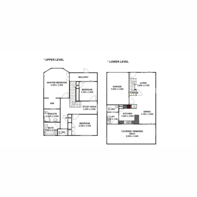 Floorplan of Homely townhouse listing, 3/17 Gledson Street, Zillmere QLD 4034