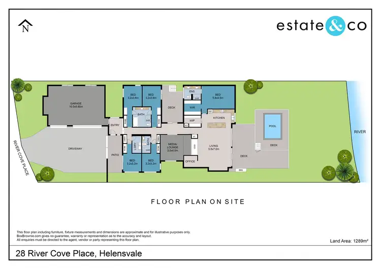 Floorplan of Homely house listing, 28 River Cove Place, Helensvale QLD 4212