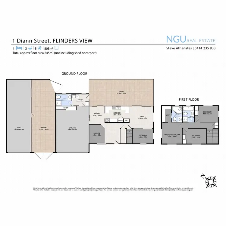 Floorplan of Homely house listing, 1 Diann Street, Flinders View QLD 4305