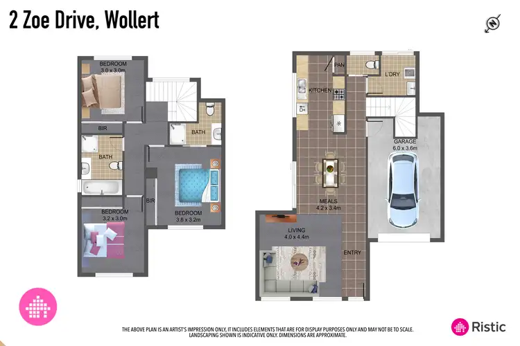 Floorplan of Homely house listing, 2 Zoe Drive, Wollert VIC 3750