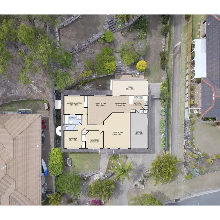 Floorplan of Homely house listing, 9 Bradfield Drive, Brassall QLD 4305