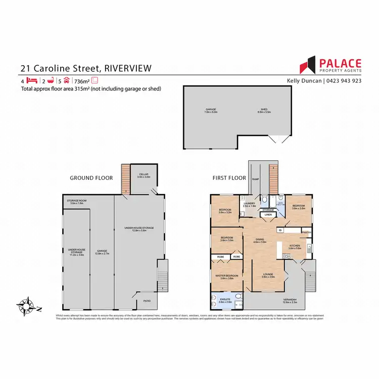 Floorplan of Homely house listing, 21 Caroline Street, Riverview QLD 4303