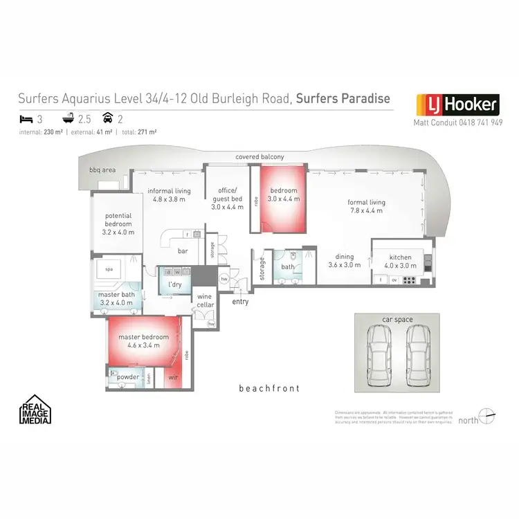 Floorplan of Homely apartment listing, 162/4 Old Burleigh Road, Surfers Paradise QLD 4217