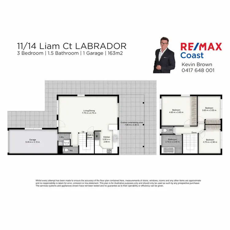Floorplan of Homely townhouse listing, 11/14 Liam Court, Labrador QLD 4215
