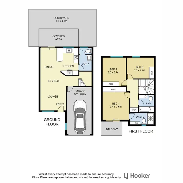 Floorplan of Homely townhouse listing, 49/80 Groth Road, Boondall QLD 4034