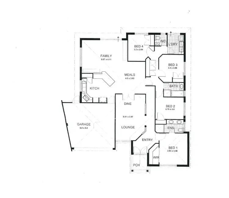Floorplan of Homely house listing, 38 Crawshaw Crescent, Manning WA 6152
