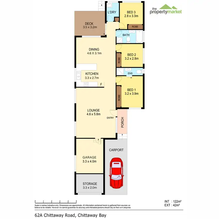 Floorplan of Homely house listing, 62a Chittaway Road, Chittaway Bay NSW 2261