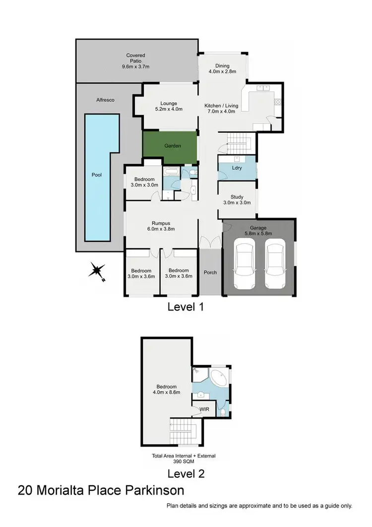 Floorplan of Homely house listing, 20 Morialta Place, Parkinson QLD 4115