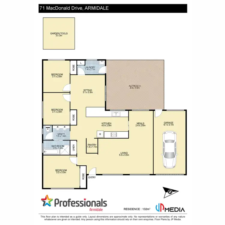 Floorplan of Homely house listing, 71 MacDonald Drive, Armidale NSW 2350