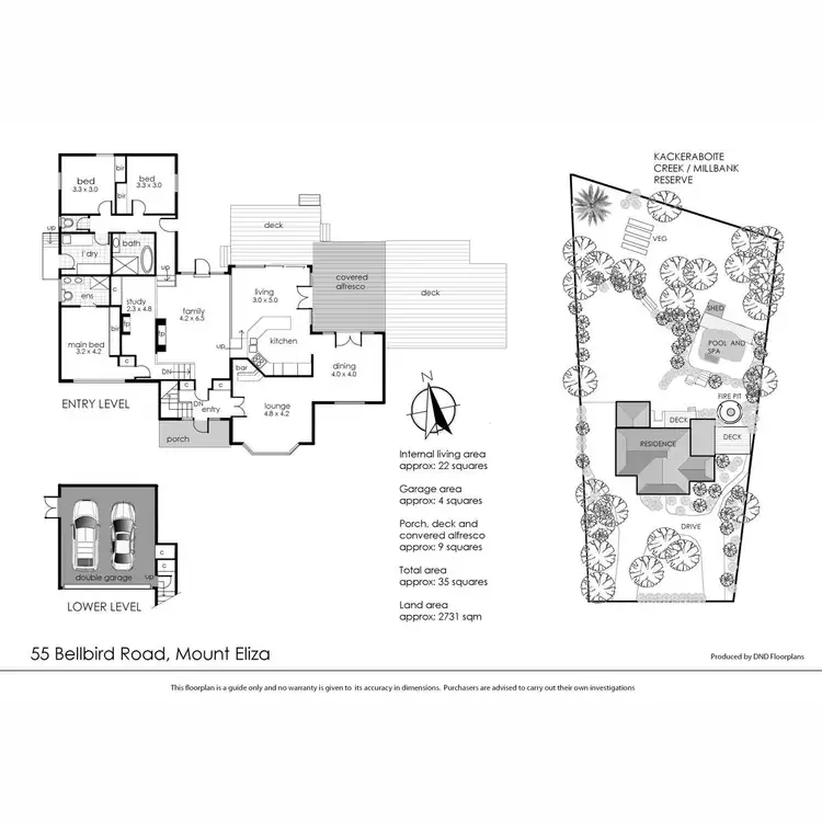 Floorplan of Homely house listing, 55 Bellbird Road, Mount Eliza VIC 3930