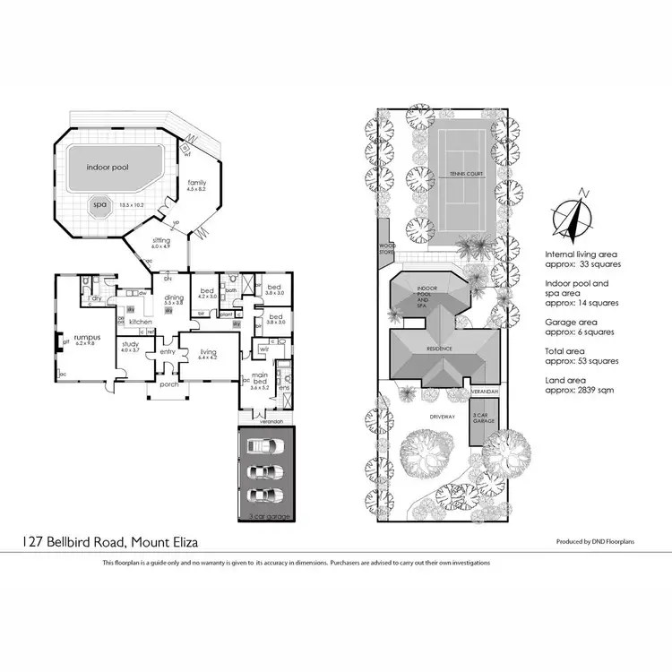 Floorplan of Homely house listing, 127 Bellbird Road, Mount Eliza VIC 3930