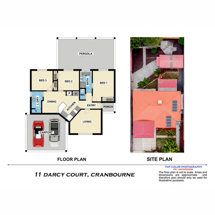 Floorplan of Homely house listing, 11 Darcy Court, Cranbourne VIC 3977