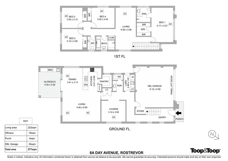 Floorplan of Homely house listing, 8A Day Avenue, Rostrevor SA 5073