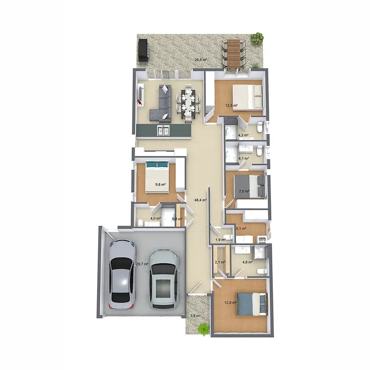 Floorplan of Homely house listing, 25 Koolamarra Drive, Gracemere QLD 4702