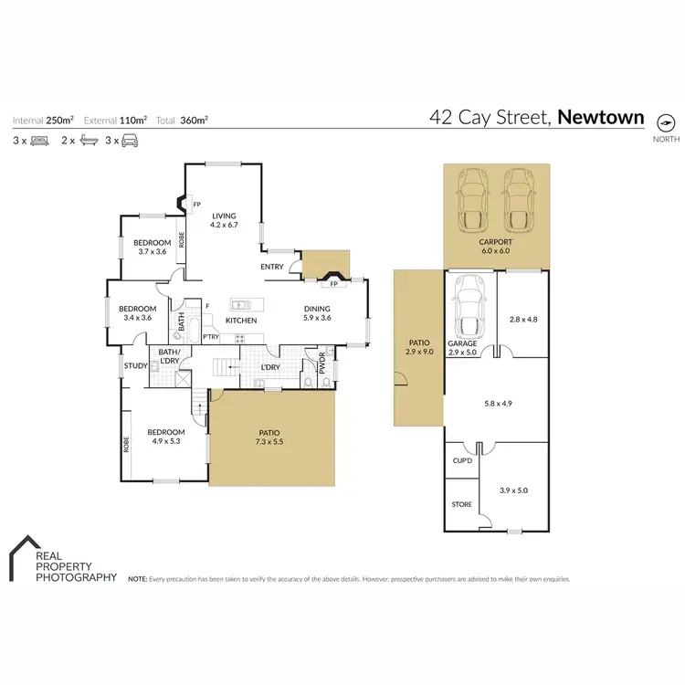 Floorplan of Homely house listing, 42 Cay Street, Newtown QLD 4350