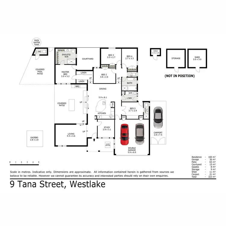 Floorplan of Homely house listing, 9 Tana Street, Westlake QLD 4074
