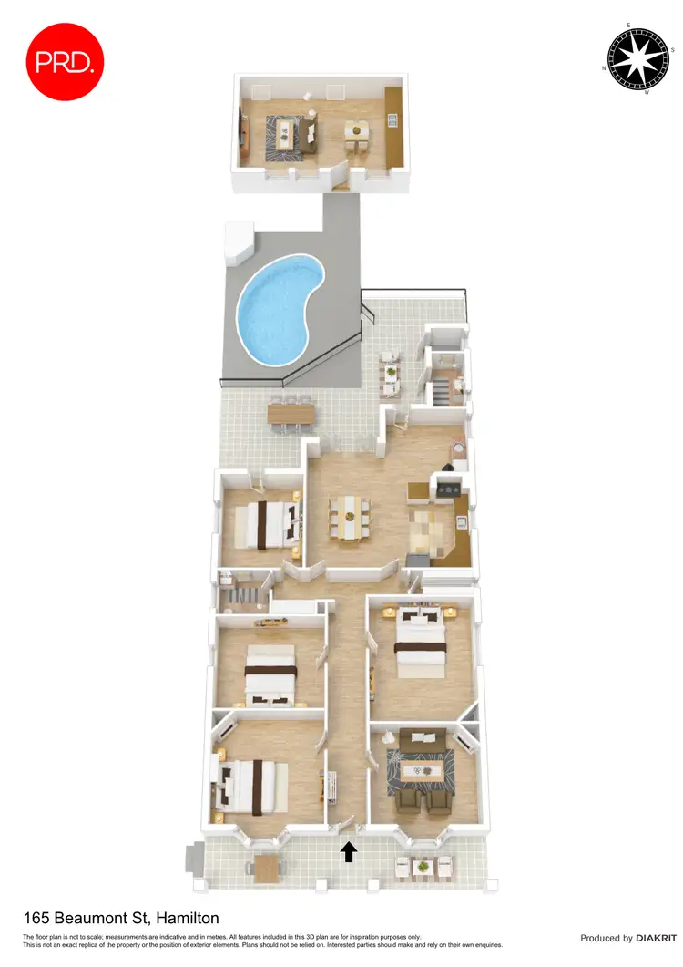 Floorplan of Homely house listing, 165 Beaumont Street, Hamilton NSW 2303