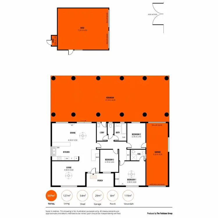 Floorplan of Homely house listing, 16 Stephens Road, Myponga SA 5202