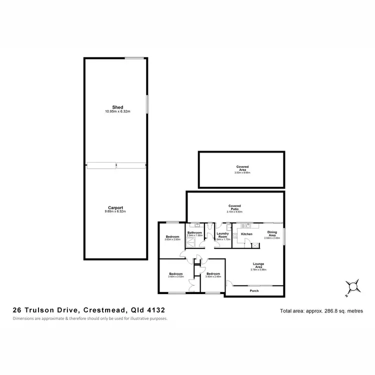 Floorplan of Homely house listing, 26 Trulson Drive, Crestmead QLD 4132