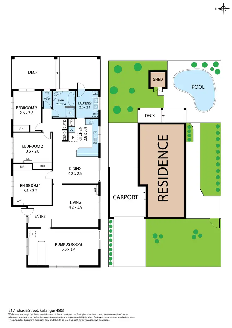 Floorplan of Homely house listing, 24 Andracia Street, Kallangur QLD 4503