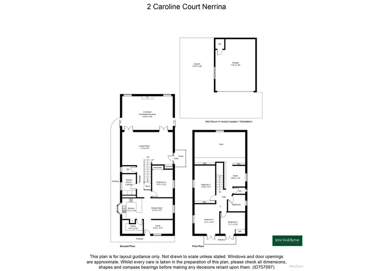 Floorplan of Homely house listing, 2 Caroline Court, Nerrina VIC 3350
