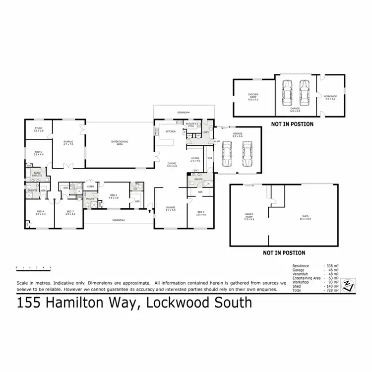 Floorplan of Homely house listing, 155 Hamilton Way, Lockwood South VIC 3551