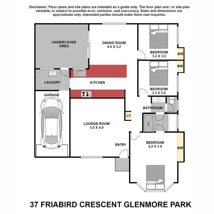 Floorplan of Homely house listing, 37 Friarbird Crescent, Glenmore Park NSW 2745