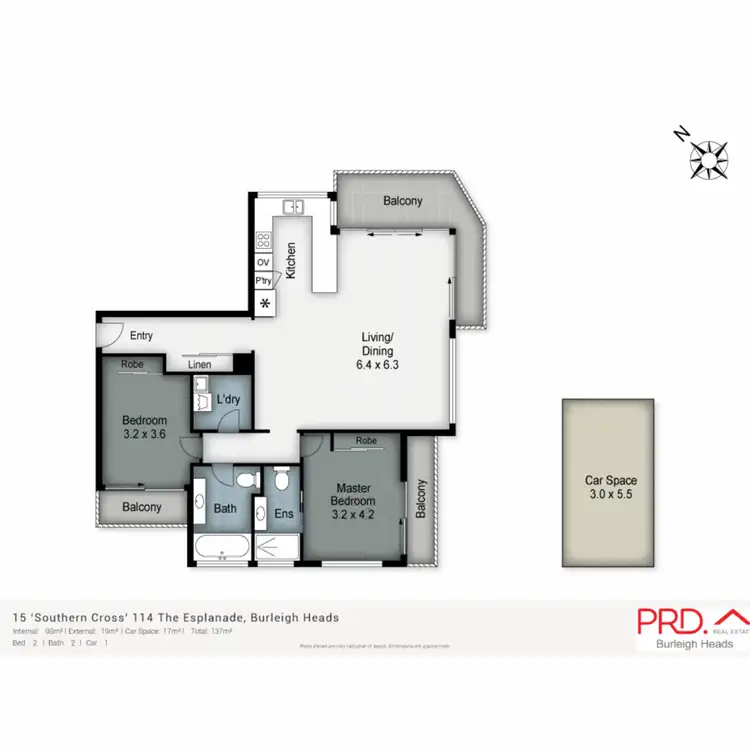 Floorplan of Homely unit listing, 15/114 The Esplanade, Burleigh Heads QLD 4220