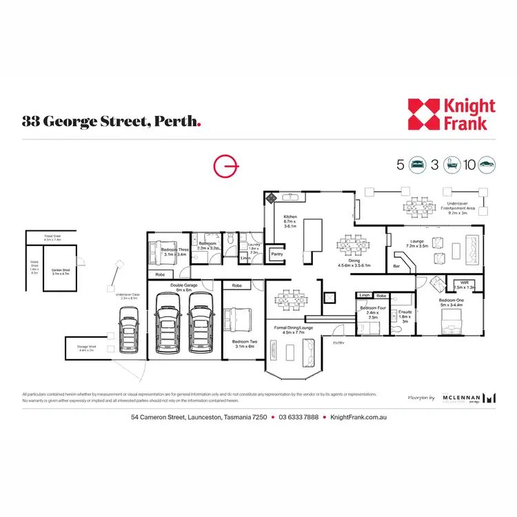 Floorplan of Homely house listing, 33 George Street, Perth TAS 7300