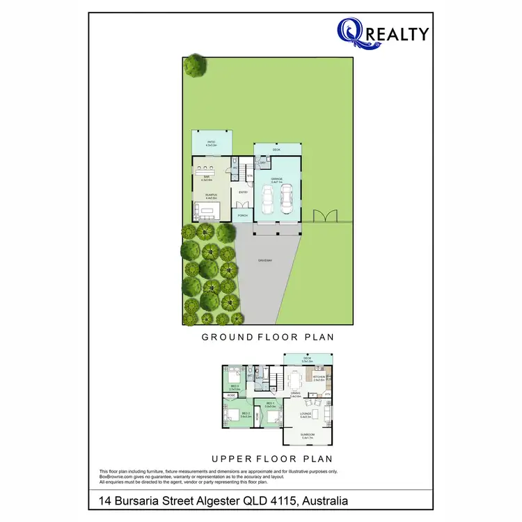 Floorplan of Homely house listing, 14 Bursaria Street, Algester QLD 4115