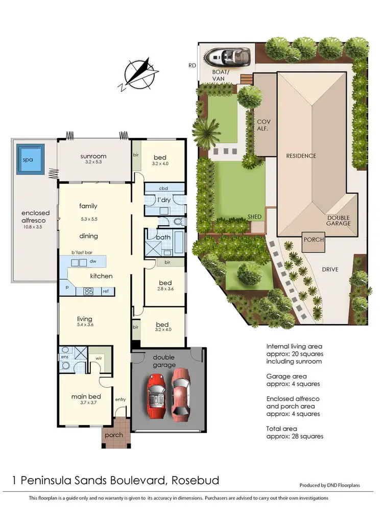 Floorplan of Homely house listing, 1 Peninsula Sands Boulevard, Rosebud VIC 3939