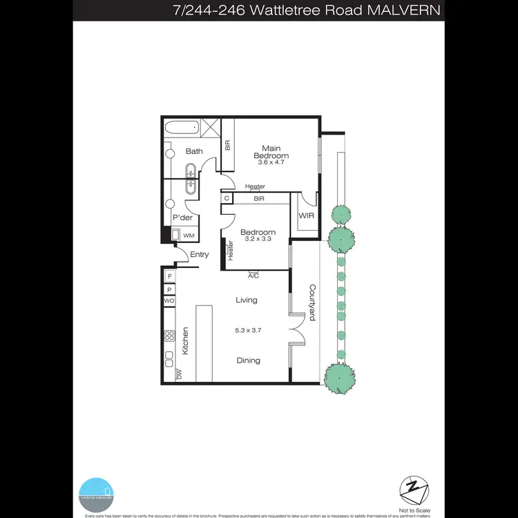 Floorplan of Homely apartment listing, 7/244 - 246 Wattletree Road, Malvern VIC 3144