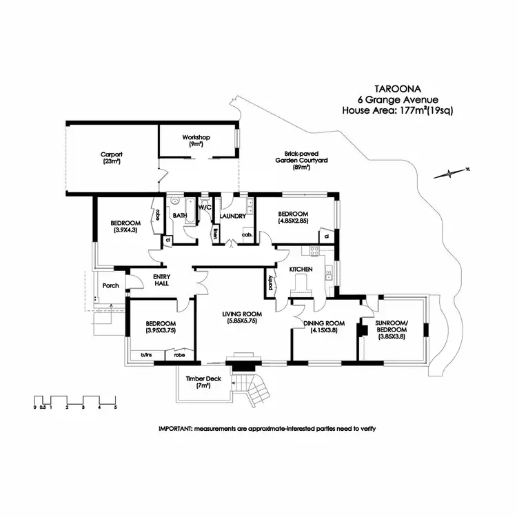 Floorplan of Homely house listing, 6 Grange Avenue, Taroona TAS 7053