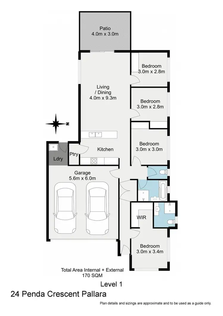 Floorplan of Homely house listing, 24 Penda Crescent, Pallara QLD 4110