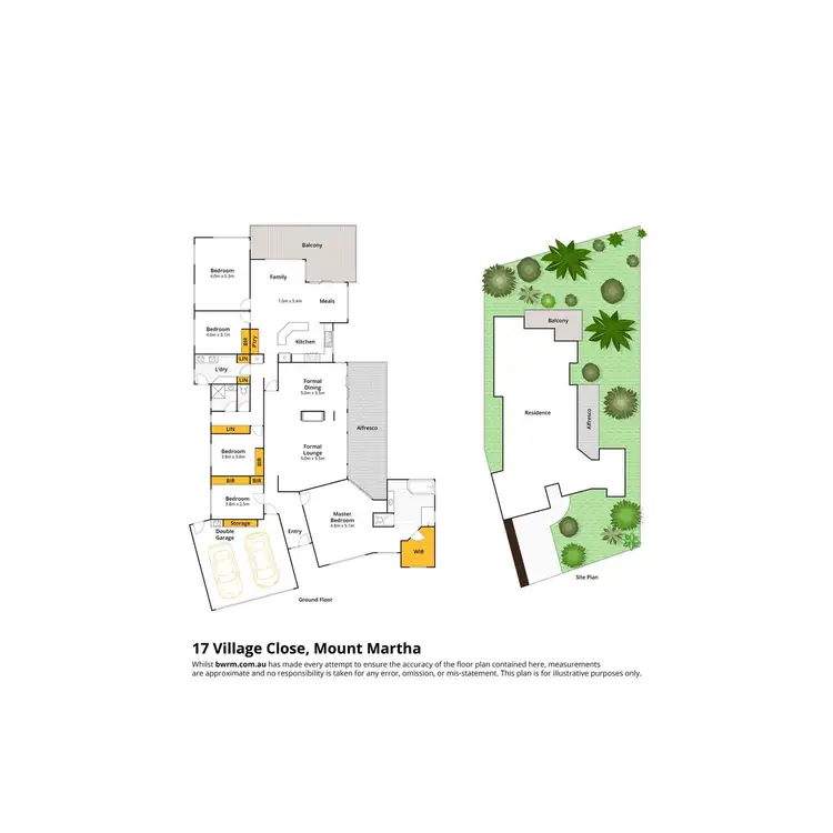 Floorplan of Homely house listing, 17 Village Close, Mount Martha VIC 3934