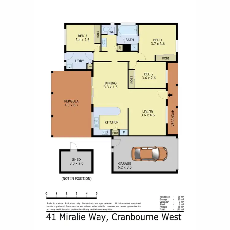 Floorplan of Homely house listing, 41 Miralie Way, Cranbourne West VIC 3977