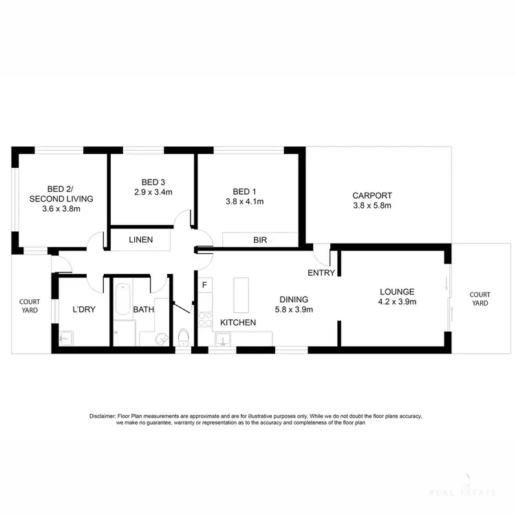 Floorplan of Homely house listing, 244 Commercial Street West, Mount Gambier SA 5290