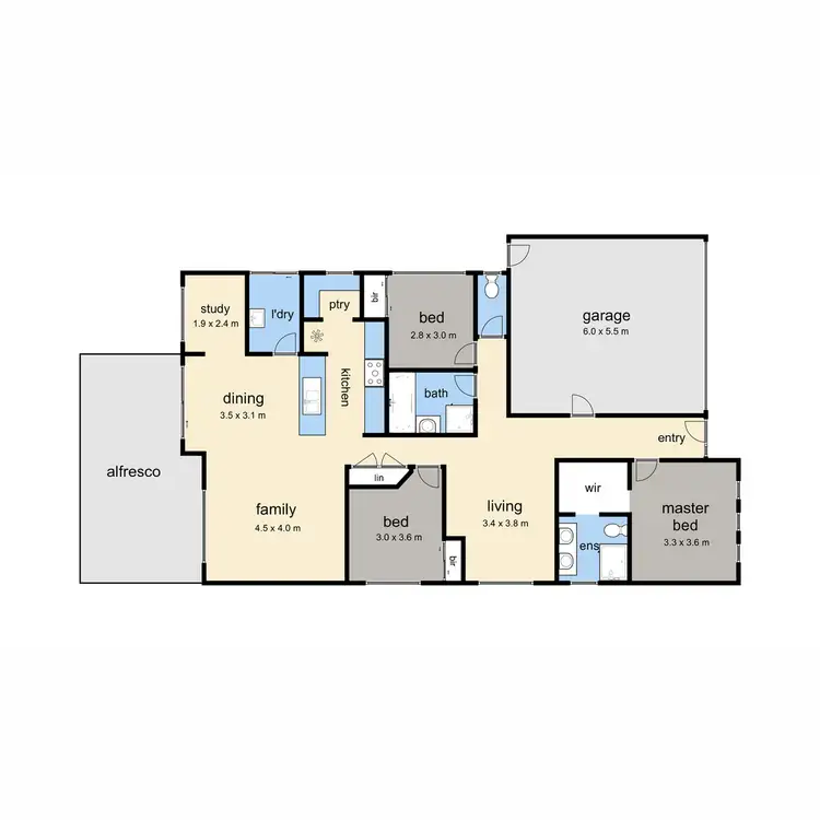 Floorplan of Homely house listing, 25 Corsair Ridge, Capel Sound VIC 3940
