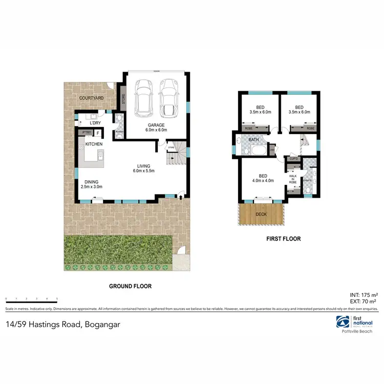 Floorplan of Homely townhouse listing, 14/59 Hastings Road, Bogangar NSW 2488