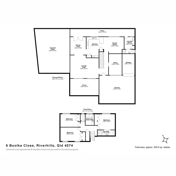 Floorplan of Homely house listing, 6 Boolka Close, Riverhills QLD 4074
