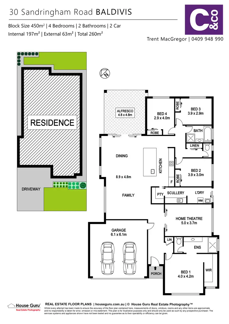 Floorplan of Homely house listing, 30 Sandringham Road, Baldivis WA 6171