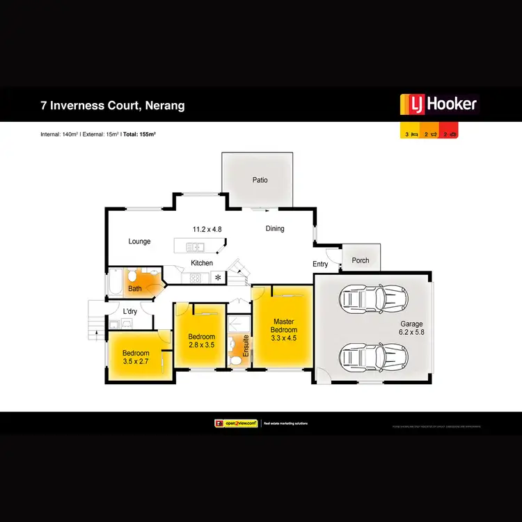 Floorplan of Homely house listing, 7 Inverness Court, Nerang QLD 4211